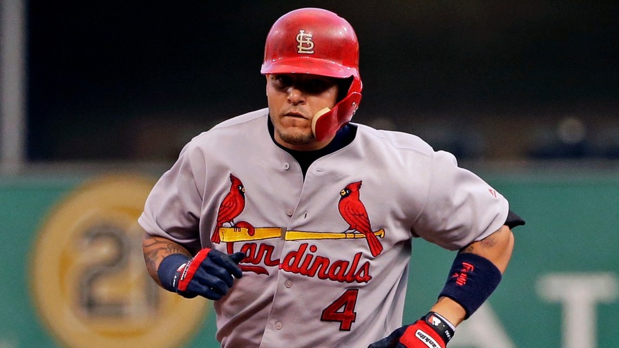 Yadier Molina got in on the St. Louis Cardinals' home run barrage Tuesday and landed himself a spot in our perfect MLB DFS lineups. Who joined him?