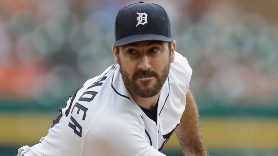 Justin Verlander feasted upon a thin Cleveland Indians lineup Tuesday en route to a 12-strikeout performance. Who joined him in our perfect MLB DFS lineups?