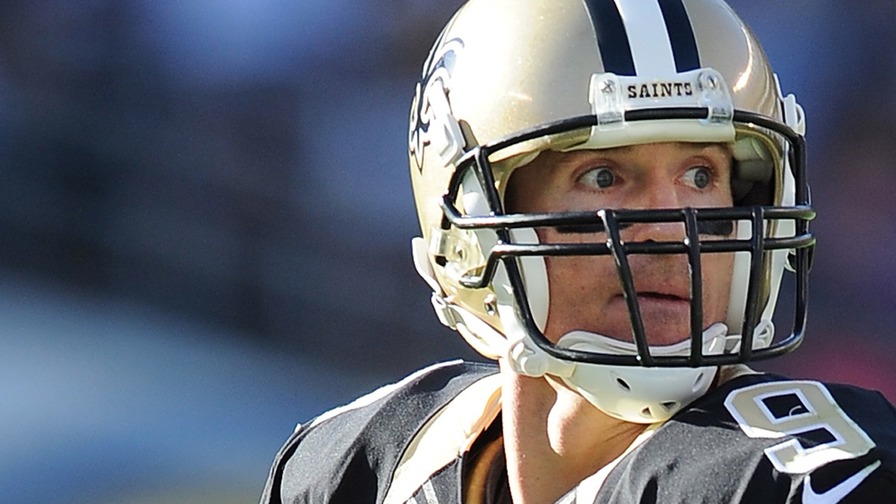 Drew Brees is at home against a struggling Panthers' secondary this week. He could go nuts in fantasy football.