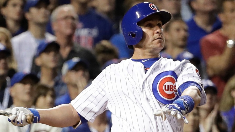 Miguel Montero's grand slam helped the Chicago Cubs win Game 1, and our models now give them a 78.13% chance to win the series.