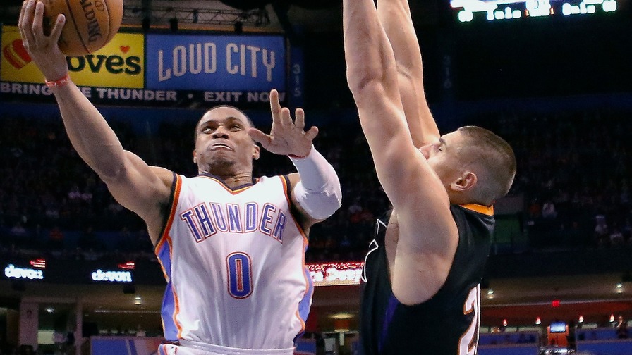 Russell Westbrook's fantasy potential was unleashed last night. Who joined him in the perfect DFS lineup?