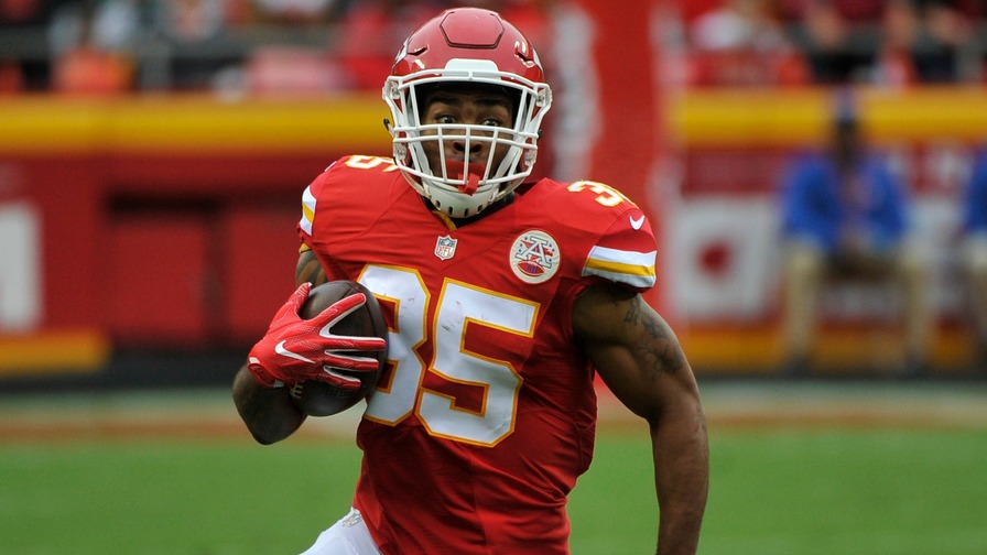 Charcandrick West looks likely to get the start for the Kansas City Chiefs on Sunday. What kind of fantasy potential does he possess if that happens?