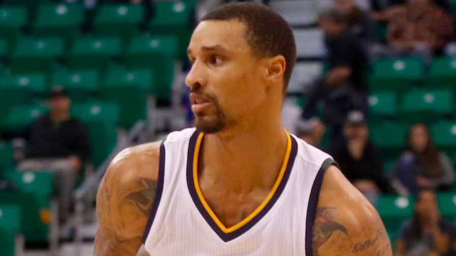 George Hill is back to full health and gets a great matchup against Kyrie Irving, but a loaded point guard player pool will likely keep his ownership down.