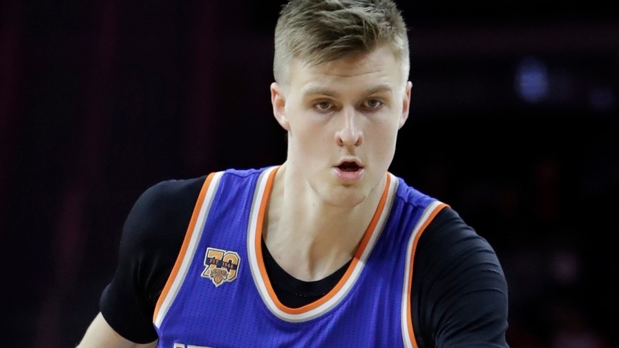 Kristaps Porzingis was the most popular player on the slate. How many lineups was he on?
