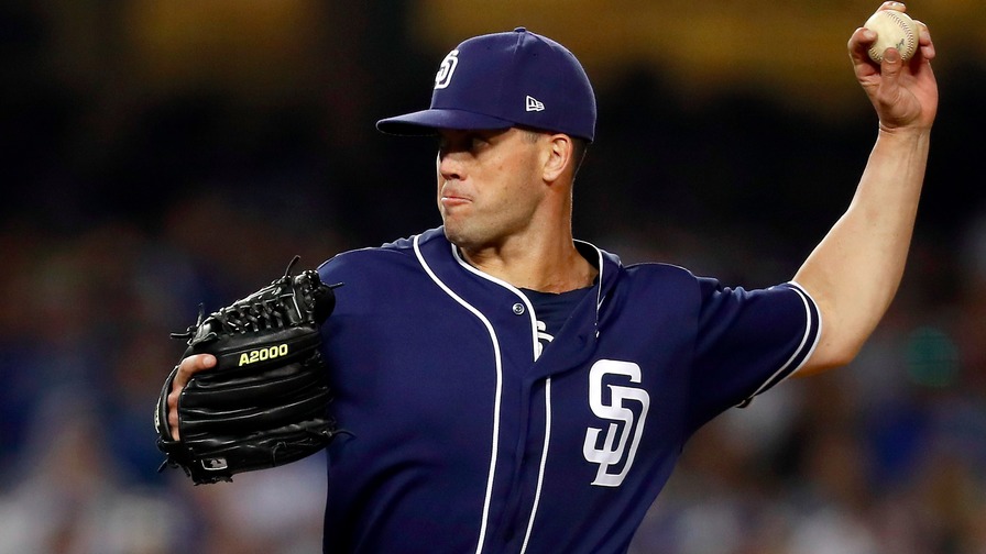 Clayton Richard used his big ground-ball rate to hold the Los Angeles Dodgers scoreless over eight innings, putting him in our perfect MLB DFS lineups. Who joined him?
