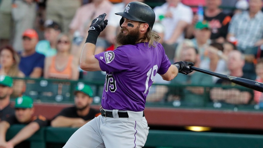 Hitting leadoff against the struggling Jered Weaver, Charlie Blackmon has massive upside tonight. Which other high-priced MLB players should you target on Tuesday?