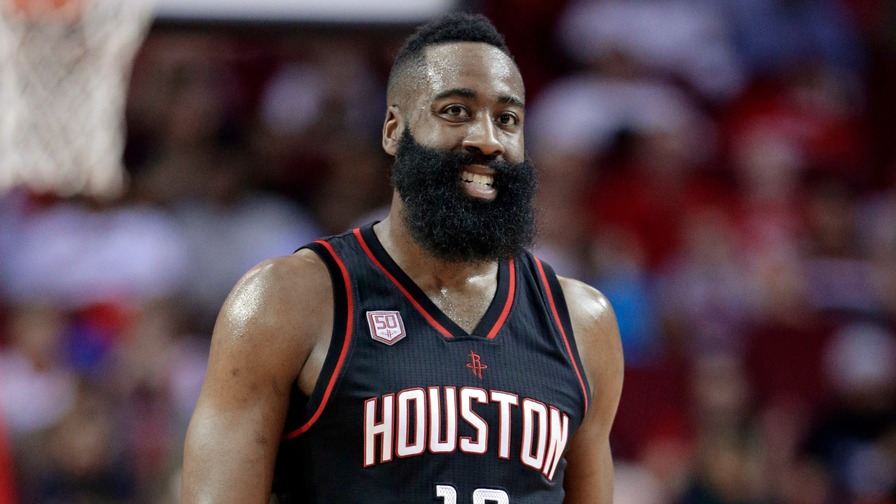 James Harden capped his case for regular-season MVP with a triple-double. Who joined him in the perfect lineup?
