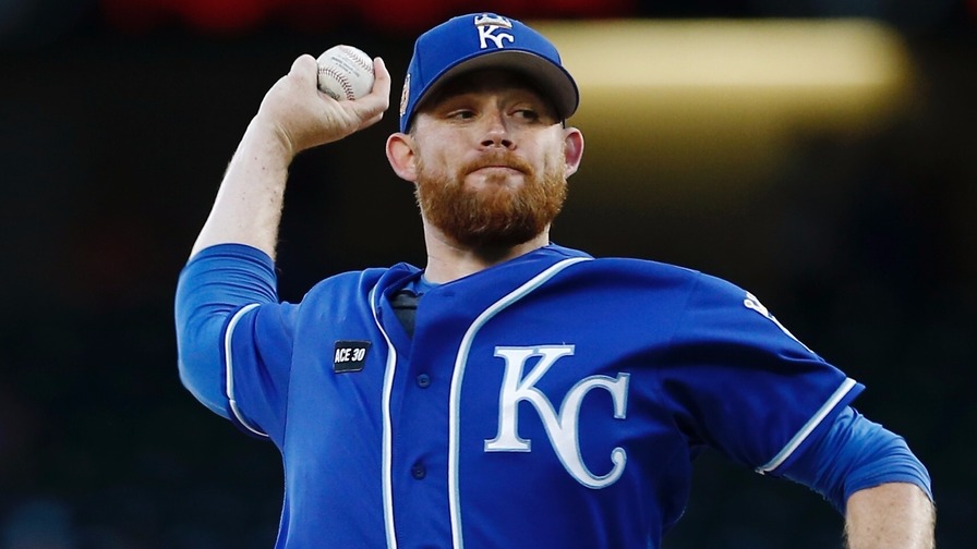 Ian Kennedy twirled a gem Sunday with 10 strikeouts over 8 shutout innings, earning a spot in our perfect MLB DFS lineups. Who joined him?