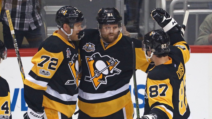Phil Kessel and the Penguins eliminated Columbus last night. Who joined him in the perfect lineup?