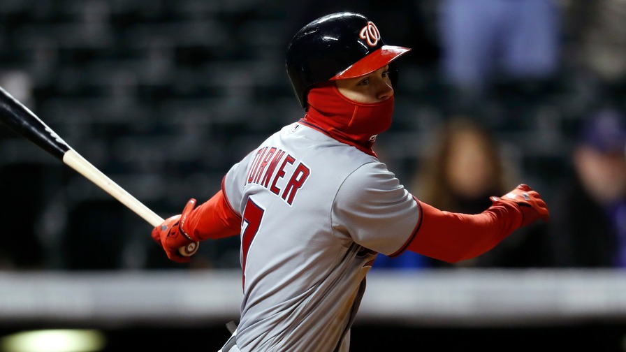 Tuesday's game at Coors Field went full Coors as Trea Turner hit for the cycle, part of a game that featured 27 runs scored. Who joined him in our perfect MLB DFS lineups?