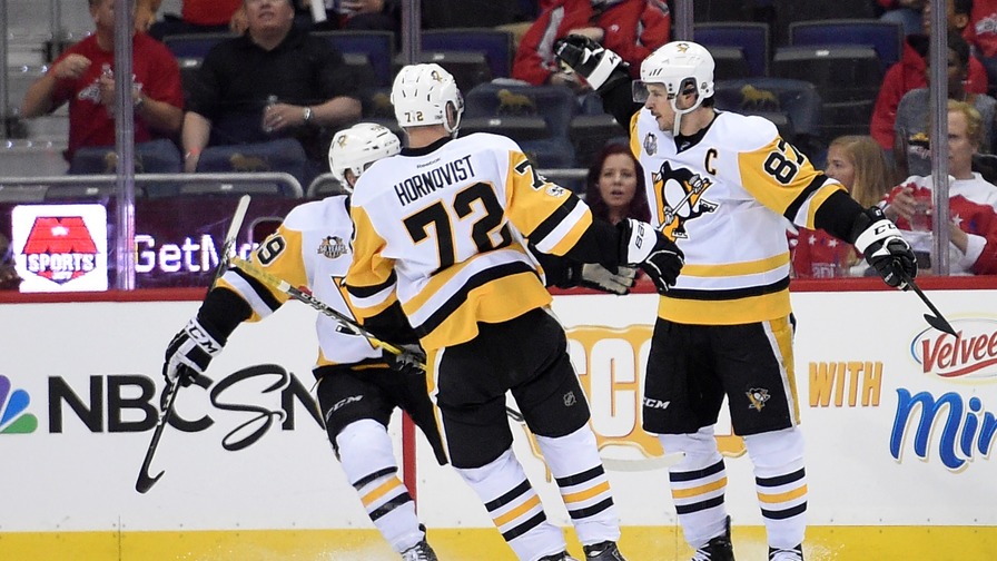 Sidney Crosby had two goals and Patric Hornqvist had two helpers. Did that get them into the perfect lineup?