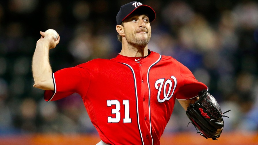 With a pitcher's duel on tap in Washington, Max Scherzer shoots to the top of our wish list for Friday's slate. Which other players should we target in daily fantasy baseball?