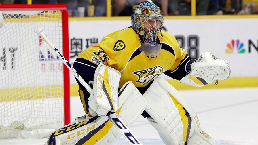 Without a ton of choices, Pekka Rinne remains our top goalie of the night. Who else should be on your NHL DFS radar for Tuesday's contests?