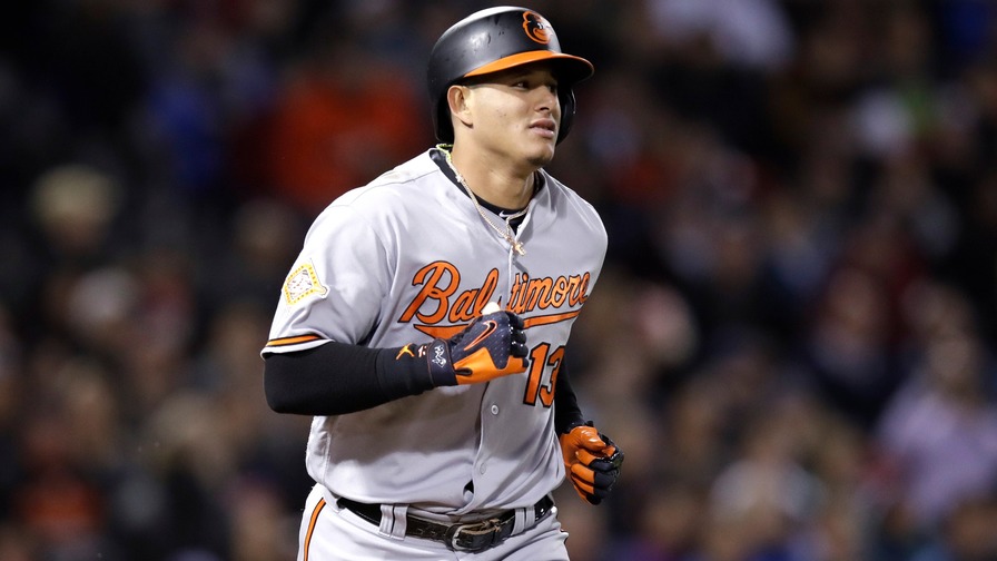 Manny Machado was on almost half of all rosters Thursday, and he came through in a big way with a long home run. Who else had high ownership?