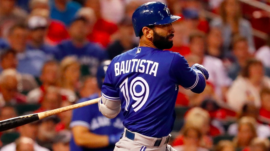 Despite being one of the slate's most popular outfielders, Jose Bautista's tough season continued on Thursday. Who else saw high ownership?