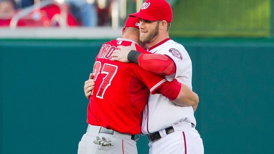 Bryce Harper and Mike Trout are off to all-time starts 