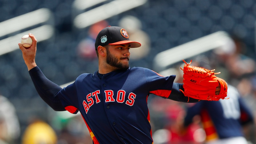With Lance McCullers' walk rate coming down this year, he seems to easily be the top arm on tonight's slate. Which other players should we get in our lineups?
