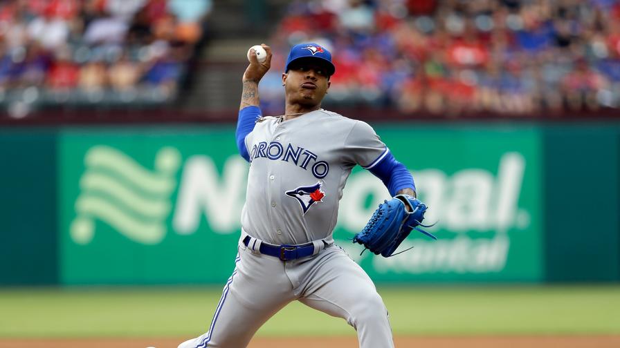 Marcus Stroman's swinging-strike rate has been on the rise recently, and he put those gains on full display Wednesday by holding the Baltimore Orioles scoreless for 7 2/3 innings. Who joined him in our perfect MLB DFS lineups?