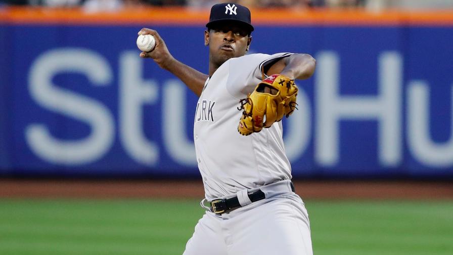 Luis Severino helped the New York Yankees sweep the subway series by racking up nine strikeouts in Thursday's victory over the New York Mets. Who joined him in our perfect MLB DFS lineups?