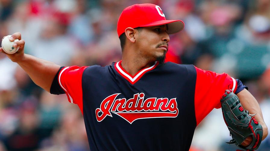 Carlos Carrasco twirled seven shutout innings with eight strikeouts against the Kansas City Royals as one of the most popular pitchers on FanDuel's Sunday MLB slate. Who else saw high ownership?