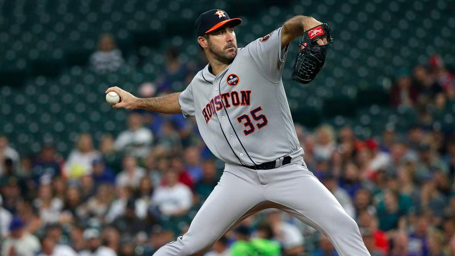 As one of the most popular pitchers on FanDuel's MLB slate Tuesday, Justin Verlander hurled six strong innings in his Houston Astros debut. Who else saw high ownership?