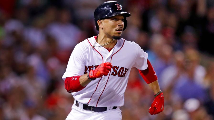 Mookie Betts bathed in extra bases Tuesday as he racked up a pair of home runs and a triple, securing himself a spot in our perfect MLB DFS lineups. Who joined him?