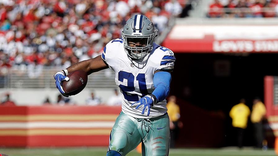 Ezekiel Elliott went off for 219 yards from scrimmage and 3 touchdowns Sunday, easily earning himself a spot in Week 7's perfect NFL DFS lineups. Who else made the cut?