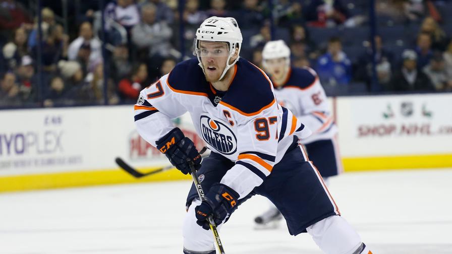 The Oilers' top line has a sweet matchup against the Sharks, making them mighty attractive tonight. Who else should you stack in NHL DFS?