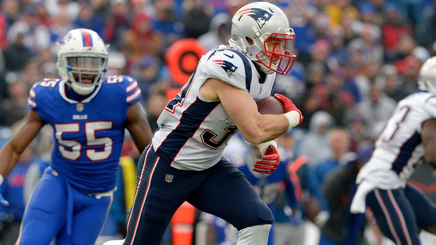 Rex Burkhead didn't play in the Divisional Round for the Patriots, but could he have a big game in his return to the lineup this week?