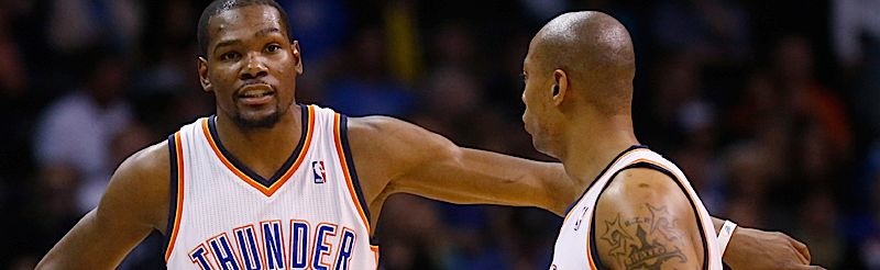 It's a two-game slate, and one of the games involves Kevin Durant. You know what to do.