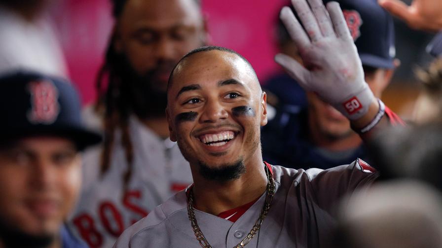 Mookie Betts was unfazed by facing Shohei Ohtani Tuesday as Betts blasted three home runs, one of which came off of Ohtani. Who joined Betts in our perfect MLB DFS lineups?
