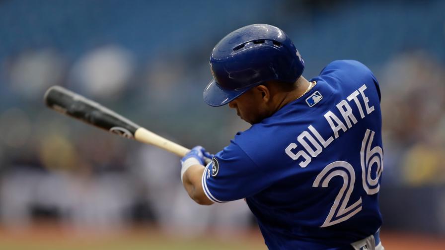 Yangervis Solarte's power binge continued Friday as he bopped a pair of dingers, his 13th and 14th homers of the year. Who joined him in our perfect MLB DFS lineups?