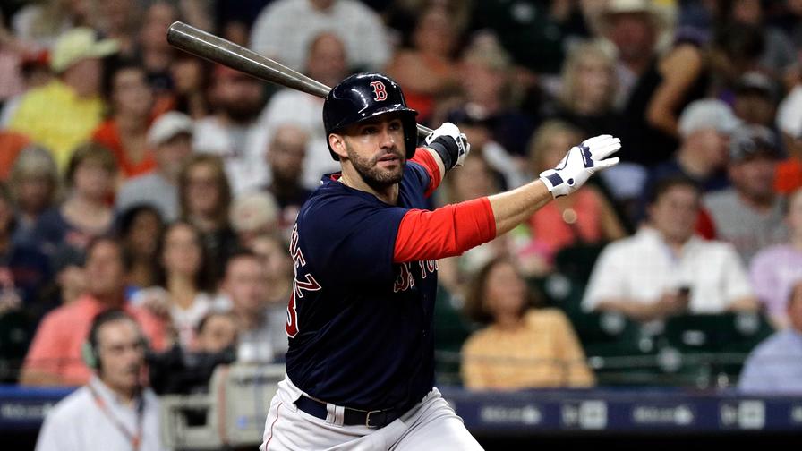 J.D. Martinez has otherworldly numbers against lefties, and he's taking on Marco Gonzales. On a main slate that boasts some top-notch pitching options, who else should you roster?