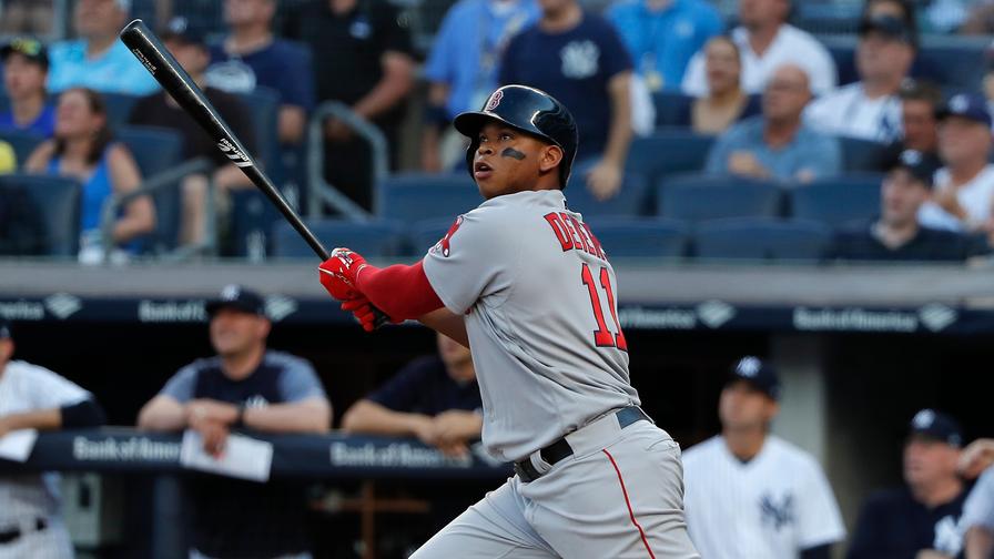 Rafael Devers notched five hits, including a grand slam, on his way to 50.6 FanDuel points. Who else made our MLB DFS perfect lineup?