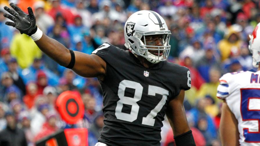 Jared Cook sets Raiders TE record with 180 yards - Silver And