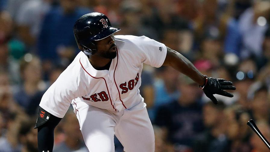 Jackie Bradley Jr. and the rest of the Boston Red Sox were popular Wednesday against Jimmy Yacabonis, sitting atop ownership pools at multiple positions. Which other players were popular on the FanDuel main slate?
