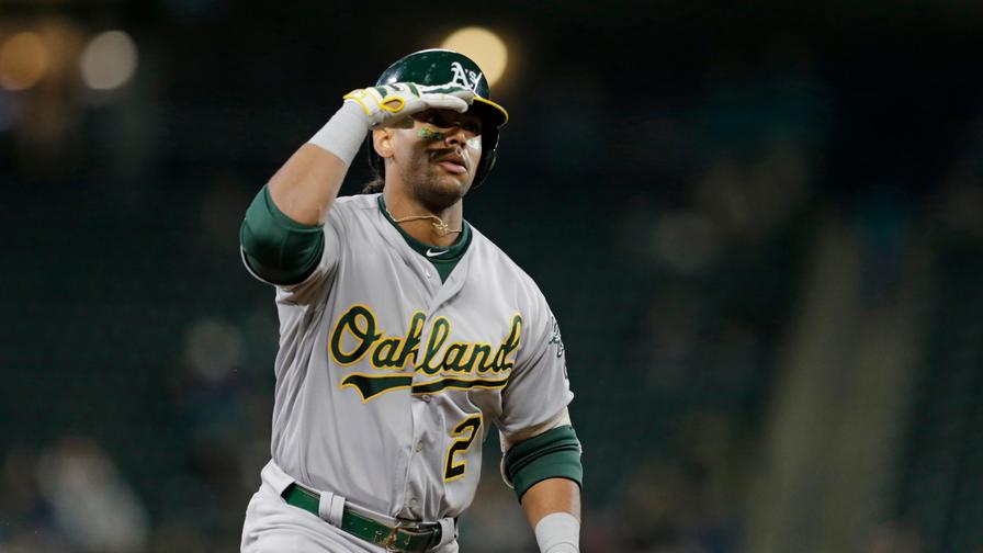 If you're looking for a non-Coors stack in tournaments, look no further than Khris Davis and the Athletics as they take on Jaime Barria tonight.