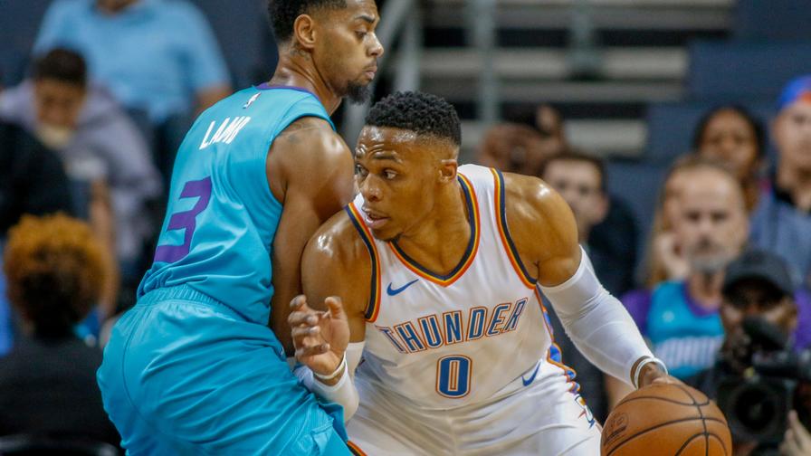 Russell Westbrook is up to his usual tricks this season and is no stranger to big performances against the Pelicans.