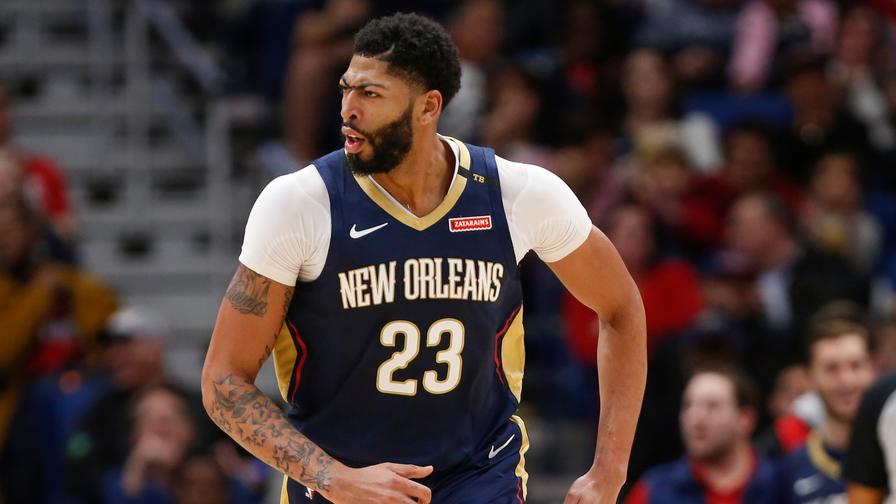 Anthony Davis continues to offer huge upside tonight against Milwaukee.