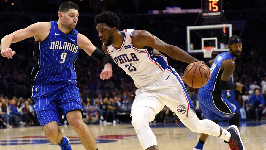 Joel Embiid and Nikola Vucevic go head to head as the Sixers face the Magic in Orlando. Are both worth targeting at their high price tags?