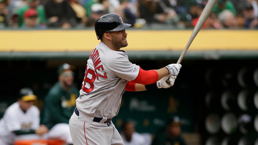 J.D. Martinez was Sunday's most popular pick on FanDuel. Who else was a building block?