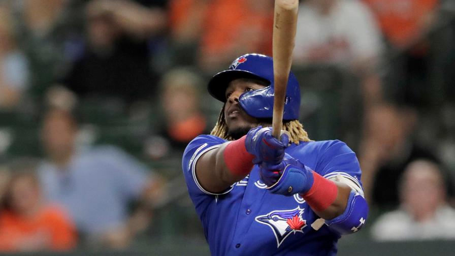 Vladimir Guerrero Jr. lifted a pair of homers and dropped 50.4 FanDuel points on Thursday. Who joined him in the perfect DFS lineup?