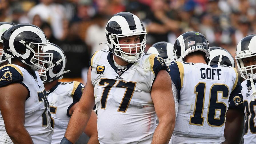 The Rams' offensive line has been brutal to start 2019, but they're up against a Falcons pass rush that has also struggled. That matchup could dictate who wins between the two teams this week.