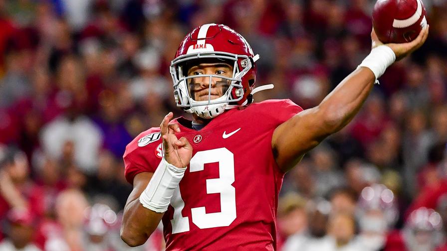 Tua Tagovailoa put up monster numbers during his time at Alabama. Should that put him above Joe Burrow when ranking the quarterbacks in the 2020 NFL Draft?