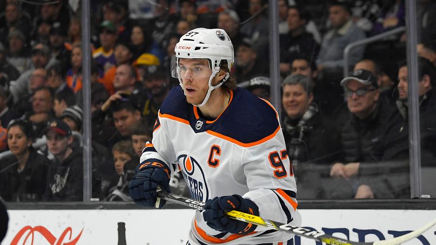 Connor McDavid was owned in roughly a quarter of lineups on yesterday's hefty 13-game NHL slate.