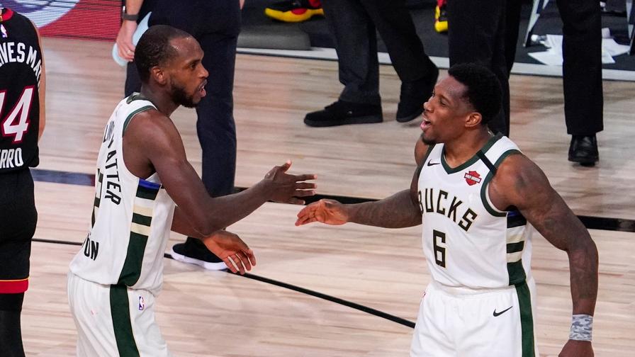 Khris Middleton and Eric Bledsoe popped up in over 70% of NBA lineups on Tuesday. Which other players were popular on last night's slate?