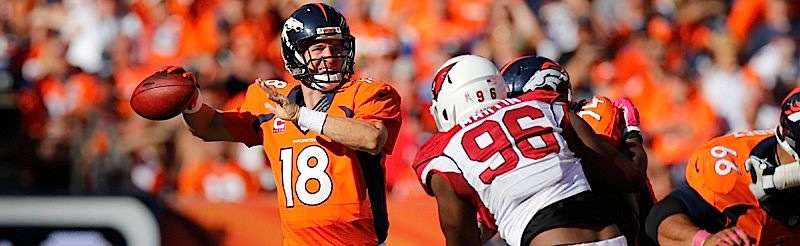 After his ridiculous 479-yard and two-touchdown performance last week, Peyton Manning looks to stay hot against the struggling Jets.