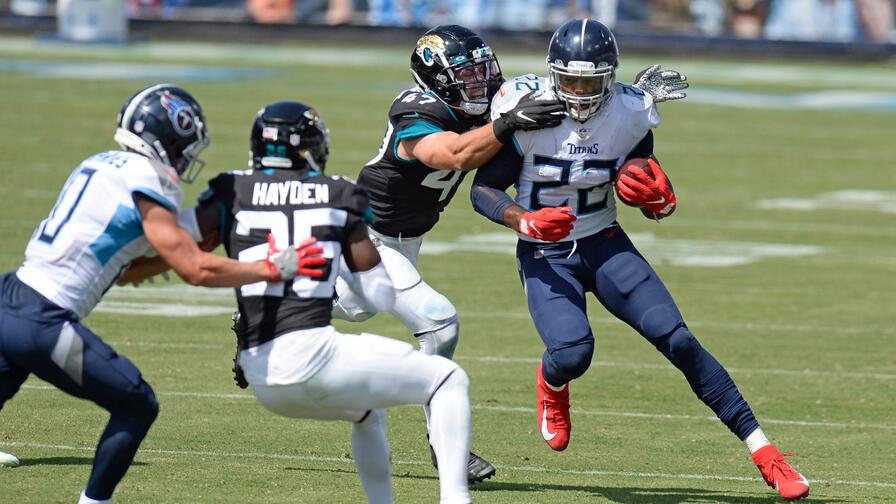 Derrick Henry week didn't pan out, as Ryan Tannehill threw for four touchdowns. Check out every player's Week 2 main slate draft percentage here.