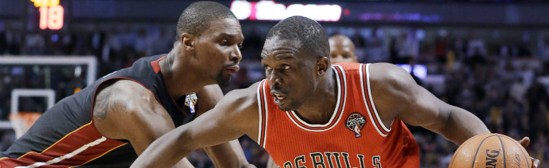 The Hawks may hold a half game lead, but it's Luol Deng's squad who has a better chance at the five seed.