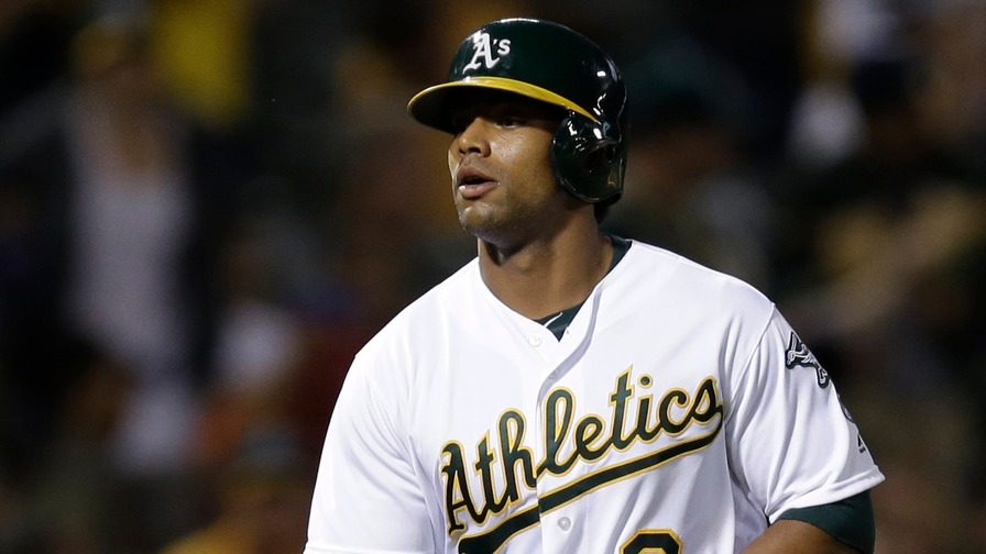 Khris Davis flashed his immense power with three home runs in Tuesday's contest, easily enough to earn him a spot in our perfect MLB DFS lineups.